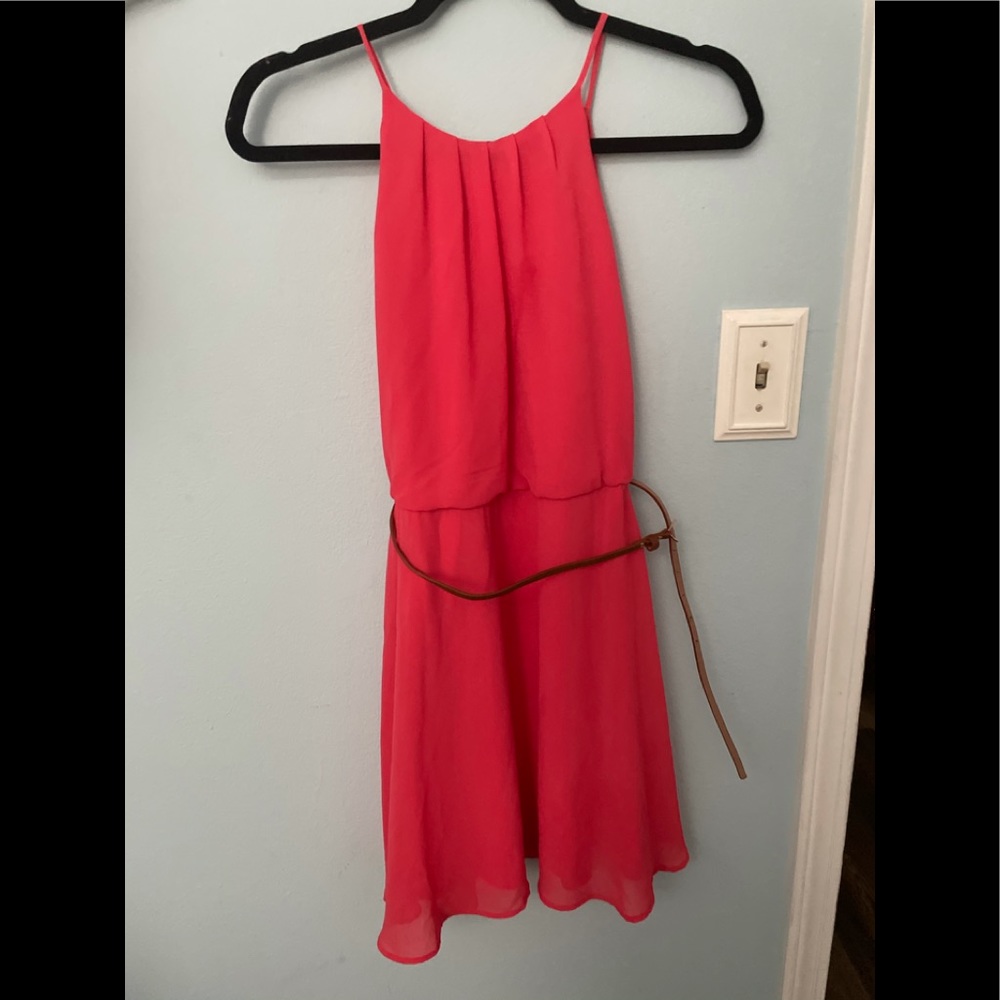 Coral dress